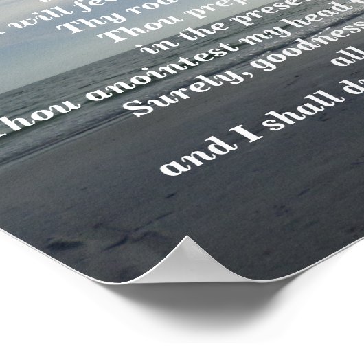 POSTER PSALM 23 (Coin)