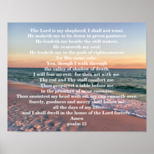POSTER PSALM 23