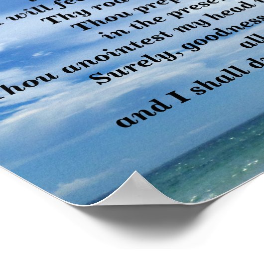 POSTER PSALM 23 (Coin)