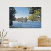 Poster Psalm 23:1-3 Scripture Print (Cuisine)