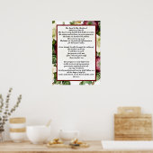 Poster Psalm 23 biblical quotes (Cuisine)