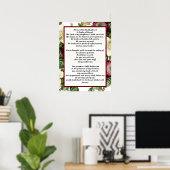 Poster Psalm 23 biblical quotes (Bureau à domicile)