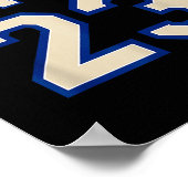 Poster Psalm 23 Christian Faith Ivory And Blue Varisty Le (Coin)