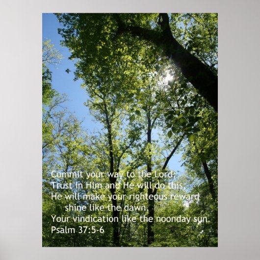 Poster Psalm 37 (Devant)