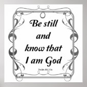 POSTER PSALM 46-10 (Devant)