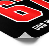 Poster Psalm 67 God Will Bless Us Varsity Number 67  (Coin)