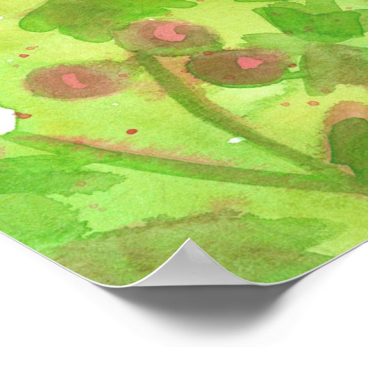 Poster Psalm 86 Scripture Bible Verse Pink Flowers (Coin)