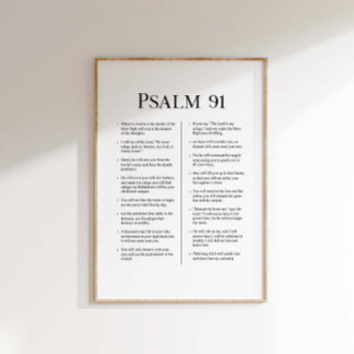 Poster Psalm 91 