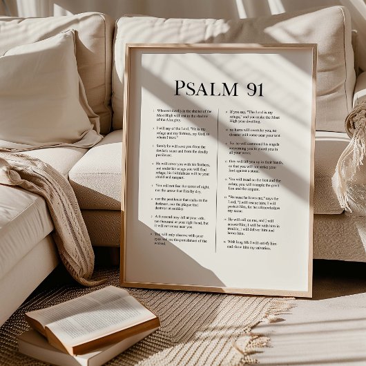 Poster Psalm 91
