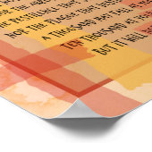 Poster PSALM 91:5-7 Écriture (Coin)