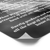 Poster Psalms 23: 1-6 (Coin)