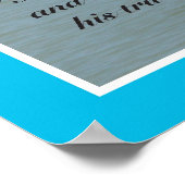 Poster Psalms 91:4 Scripture Print (Coin)