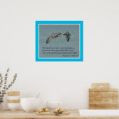 Poster Psalms 91:4 Scripture Print (Cuisine)
