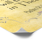 Poster Psalms Trust KJV Bible Verse (Coin)