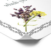 Poster PSAUM 1:1-3 Botanic design, (Coin)