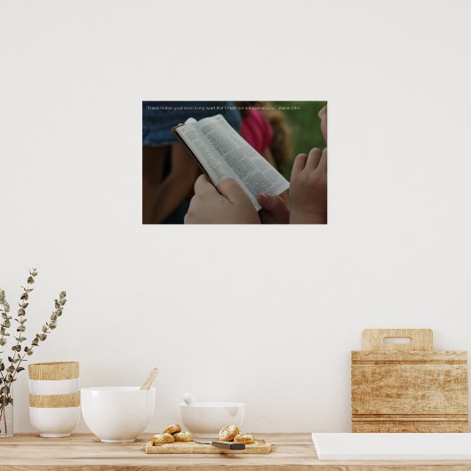 Poster Psaume119:11 (Cuisine)