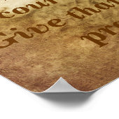 Poster Psaume 100 (Coin)