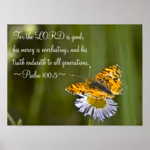 Poster Psaume 100:5