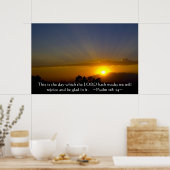 Poster Psaume 118: 24 (Cuisine)