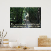 Poster Psaume 119:105 (Cuisine)