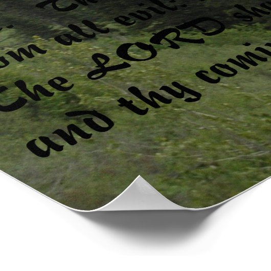 Poster Psaume 121 (Coin)