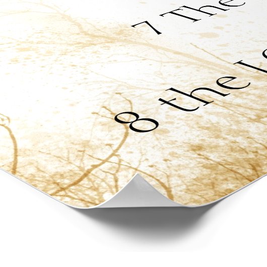 Poster psaume 121 (Coin)