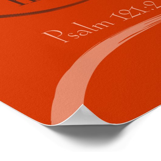 Poster Psaume 121:2 (Coin)