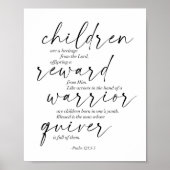 Poster Psaume 121:3-5 (Devant)