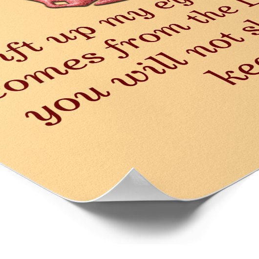 Poster Psaume 121 - Art print (Coin)