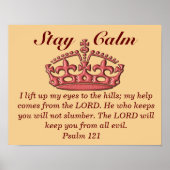 Poster Psaume 121 - Art print (Devant)