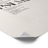 Poster Psaume 121 - "Je lève mes yeux vers les collines" (Coin)