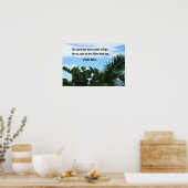 Poster Psaume 126:3 Le Seigneur a fait de grandes choses. (Cuisine)