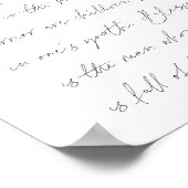 Poster Psaume 127:3-5 Script (Coin)