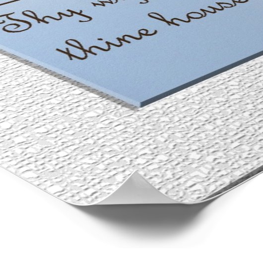 Poster Psaume 128:3 (Coin)