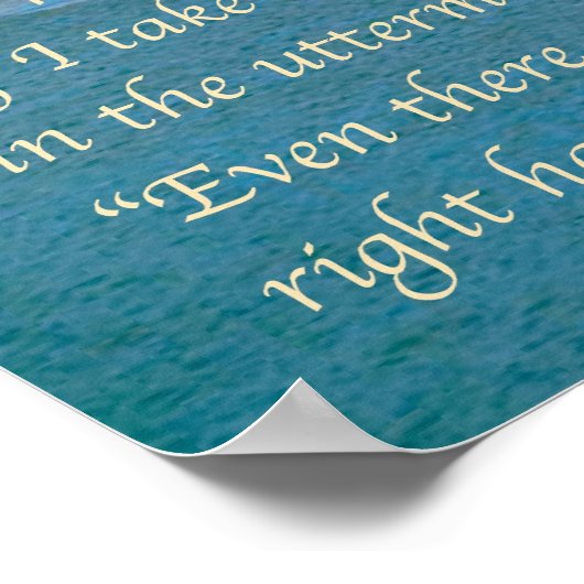 Poster Psaume 139 (Coin)