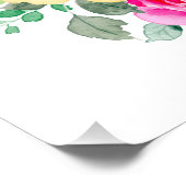 Poster Psaume 139:13-14 Merveilleusement Fabriqué Floral  (Coin)