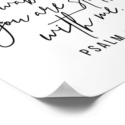 Poster Psaume 139:18 (Coin)