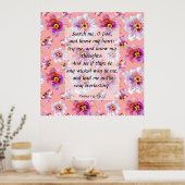 Poster Psaume 139:23-24 (Cuisine)