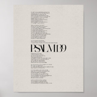 Poster Psaume 139 - "Fearful and Wonderful Made"