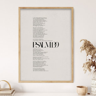 Poster Psaume 139, Verset biblique, Bible moderne, Écritu