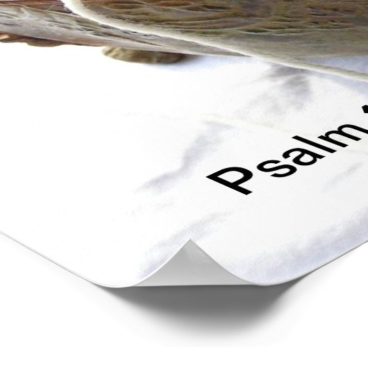 Poster Psaume 139 Vous Me Tuez Ensemble... (Coin)