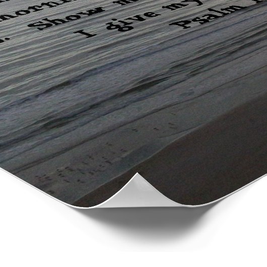 Poster Psaume 143:8 (Coin)