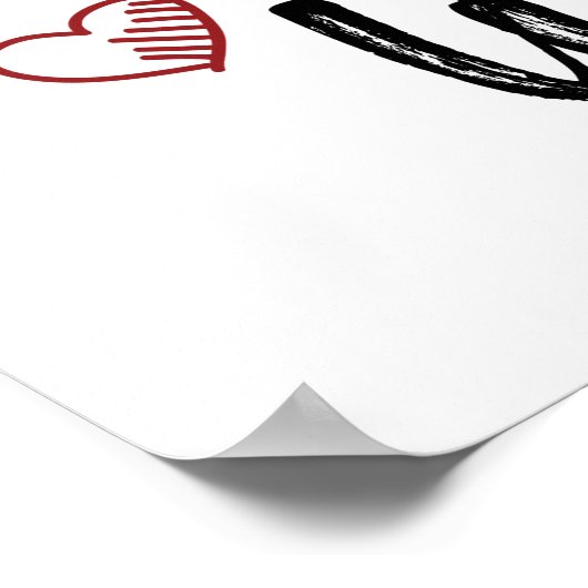 Poster Psaume 143:8 Verset biblique AMOUR INJUSTE (Coin)