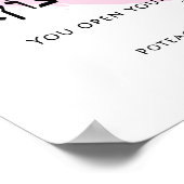 Poster Psaume 145:15 "Vous Ouvrez Votre Main" Translitéra (Coin)