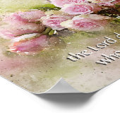 Poster Psaume 147:11 Espoir dans son amour indéfectible, (Coin)