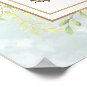 Poster Psaume 16 8 Je ne serai pas secoué Bible chrétien (Coin)