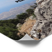 Poster Psaume 16:8 "Je ne serai pas secoué" Pittoresque (Coin)