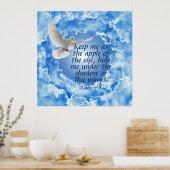 Poster Psaume 17:8 (Cuisine)