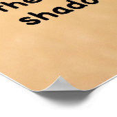 Poster Psaume 17:8 Écriture Imprimer (Coin)