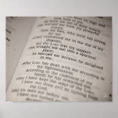 Poster Psaume 18:19 [Imprimer] (Devant)